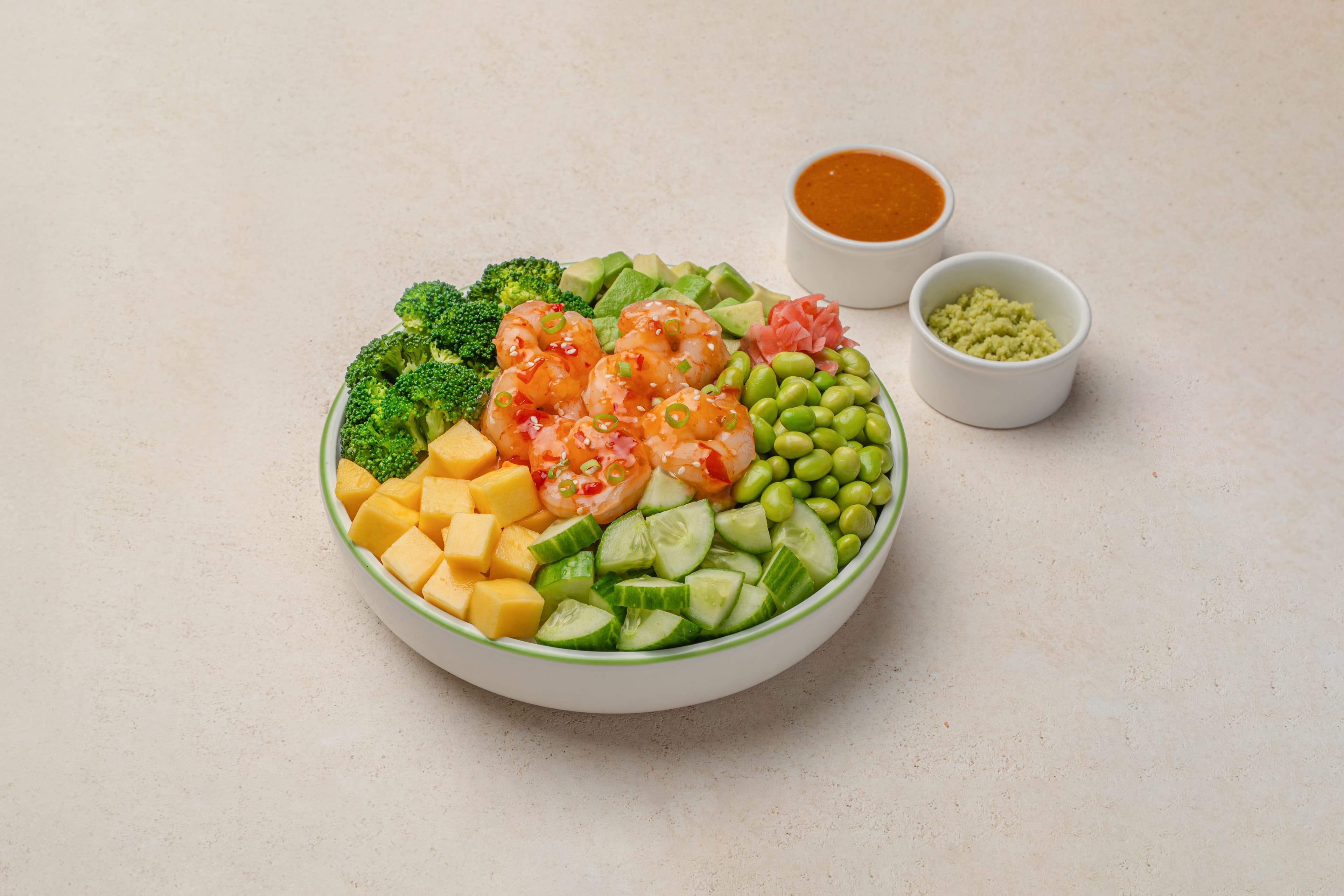 California Coast Shrimp Poke
