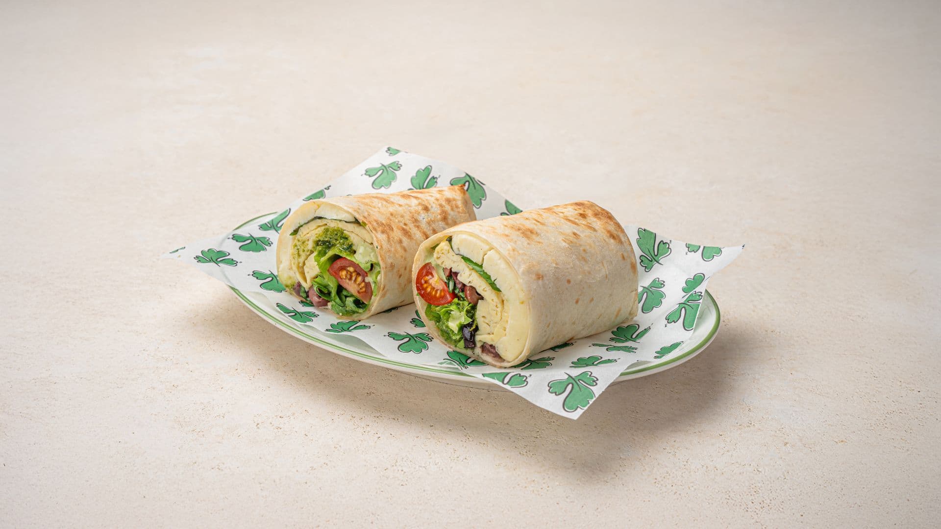 Halloumi & Egg Wrap