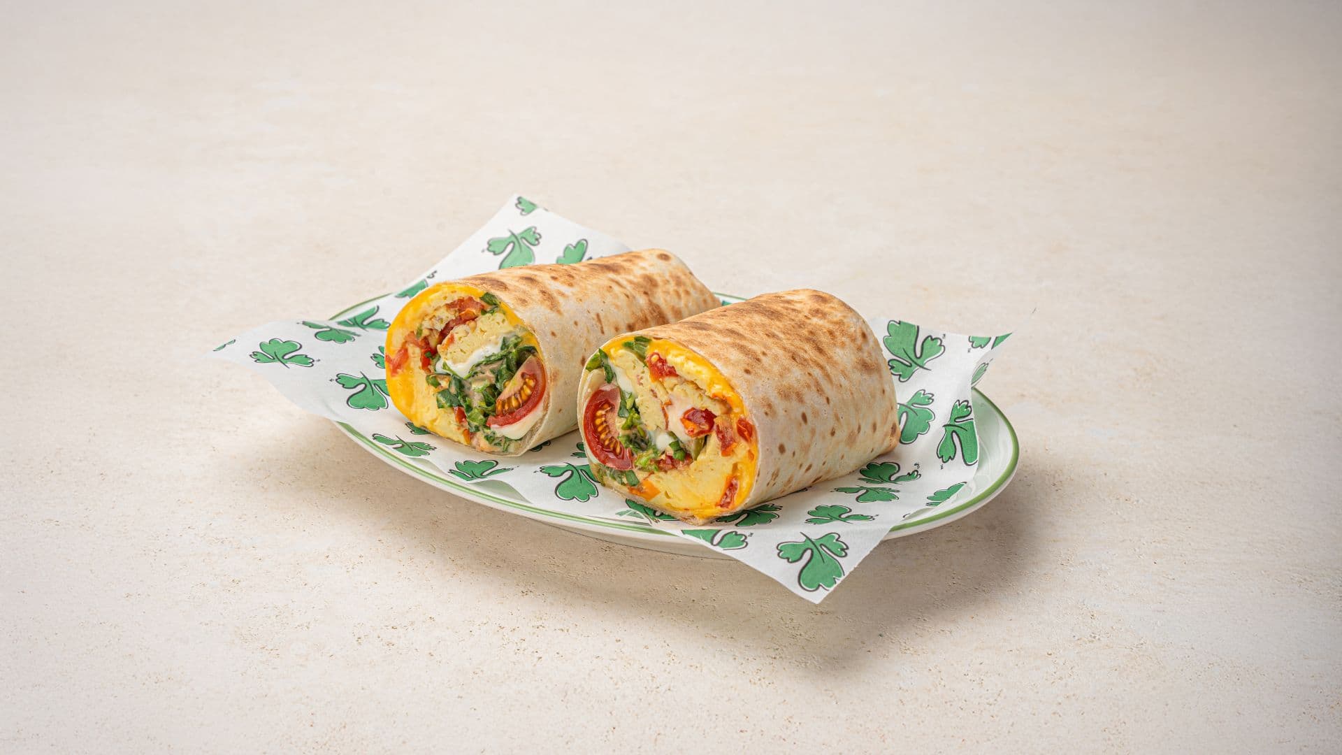 Vegetarian Omelette Wrap