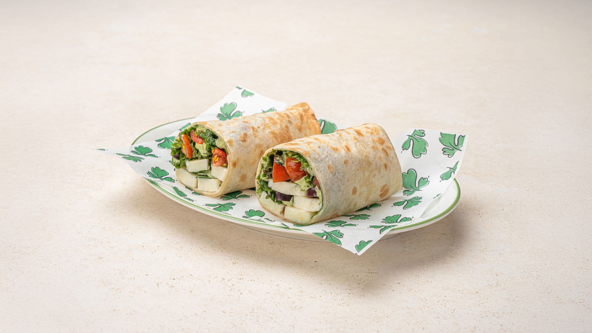 Halloumi Pesto Wrap